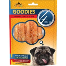 Лакомство для собак 4Dog палочки из сырой кожи курицы 100 г (5949060207804): Производитель 4Dog