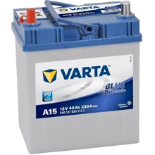 Автомобільний акумулятор VARTA 6CT-40 Blue Dynamic (A15): Ємність, Ач 40