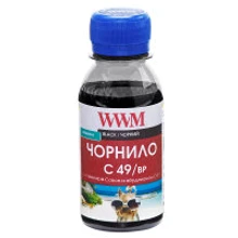 Чорнило WWM Canon GI-490 100г Black pigm. (C49/BP-2): Колір Black