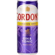 Напиток алкогольный Gordon's Gin-Tonic, 6.4% 0.25л (BDA1GN-GGO025-001): Объем, л 0.25