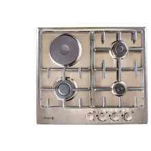 Варильна поверхня газова Borgio 6630 Inox: Розміри для вбудовування (ШхГ) 56x49 см