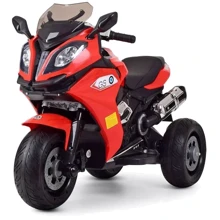 Детский электромотоцикл 3 колесный Bambi Racer BMW красный (M 3913EL-3): Вид мотоцикл
