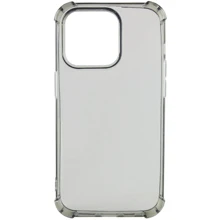 Чехол для iPhone TPU Case GETMAN Ease logo Transparent Grey for iPhone 14 Pro Max: Цвет серый