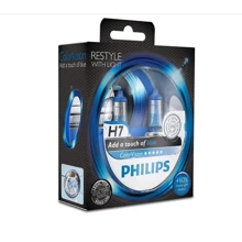 Лампа галогенная Philips H7 ColorVision Blue 3350K 2шт/блистер 12972CVPBS2: Производитель Philips