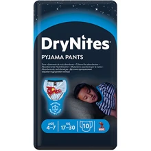 Подгузник Huggies DryNites 4-7 yrs Conv Boy 10 Stomp: Тип Подгузники-трусики