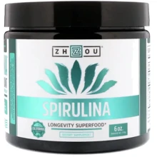 Zhou Nutrition Spirulina Спирулина 170 г: Форма выпуска Порошок