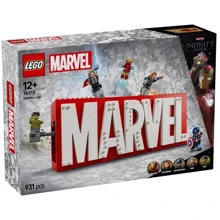 Конструктор LEGO Super Heroes Логотип и минифигурки Marvel 931 деталь (76313): Количество деталей, шт. 931