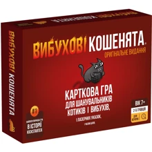 Настольная игра ROZUM Вибухові кошенята (укр) (классическая версия): Производитель ROZUM