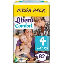 Libero Comfort 4 (7-14кг) (82) NEW: Тип Підгузки