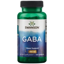Swanson, GABA 500 mg 100 caps (SWA-01872): Форма випуску капсули