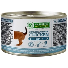 Вологий корм Nature's Protection Puppy Starter Mousse Chicken для молодих собак із куркою 200 г (KIK45514): Тип Влажный корм