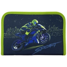 Пенал Class Motobike 1 відділення без наповнення синій (21008C): Рік випуску колекції 2021