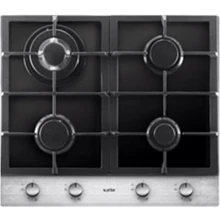 Варочная поверхность газовая Ventolux HG 640-P1G CEST (BLACK/ALU): Размеры для встраивания (ШxГ) 55.2x47 см