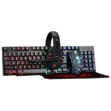 Комплект дротовий Piko GX200 Black (1283126489808) + гарнітура, килимок: Призначення Для ПК