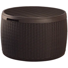 Ящик для зберігання Keter Circa Rattan 132 л коричневий (7290106930889): Виробник Keter