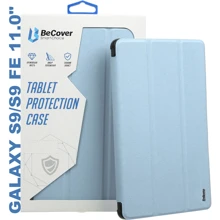 Аксесуар для планшетних ПК BeCover Case Book Soft Edge з Pencil Mount Light Blue для Samsung X710 Galaxy Tab S9 / X510/X516B Galaxy Tab S9 FE (710441): Колір блакитний