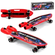 Скейтборд Best Board с музыкой и дымом 60х45 мм (S-00710): Тип скейтборд