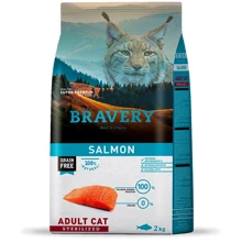 Сухий корм Bravery Salmon Adult Cat Sterilized для стерилізованих котів з лососем 2 кг (7708 BR SALM STER_2KG): Тип Сухий корм