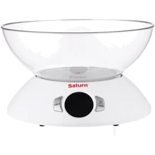 Весы кухонные Saturn ST-KS7836: Тип конструкции с чaшей (съёмнaя)
