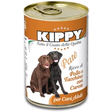 Консерви для собак Kippy з куркою, індичкою і морквою 400 г (8015912503404): Тип вологий корм