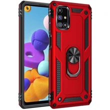 Чехол для телефонов Mobile Case Shockproof Serge Magnetic Ring Red for Samsung M515 Galaxy M51: Совместимость Samsung M515 Galaxy M51