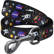 Поводок WAUDOG Nylon, рисунок "NASA" 15 мм 122 см черный (4913): Тип Поводок