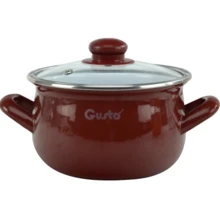 Каструля Gusto Red 24 см 5.7 л (GT-T-124-R): Тип Традиционная