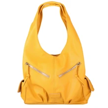 Женская сумка хобо Laskara желтая (LK-10239-yellow): Пол Женский