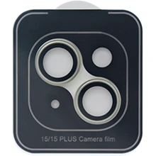 Защитное стекло для iPhone ZK Hawk-Eye Glass Yellow for Camera iPhone 15/15 Plus: Тип защиты экрана на камеру