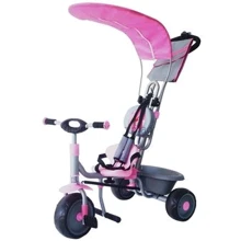 Трехколесный велосипед Profi Trike A901-1 Pink: Тип 3х колесный велосипед