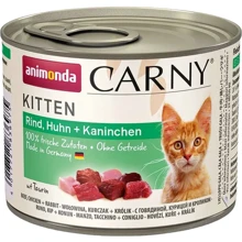 Влажный корм Carny Kitten Beef Chicken + Rabbit для котят с говядиной/курицей/кроликом 200г (4017721836975): Тип Влажный корм