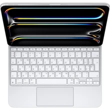 Аксесуар для iPad Apple Magic Keyboard для iPad Pro 11-inch (M4) - Russian - White (MWR03UA/A): Колір белый