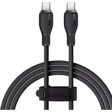 Кабель Baseus Cable USB-C to USB-C Pudding Series Fast Charging Cable 100W 2m Black (P10355702111-01): Тип USB-C - USB-C