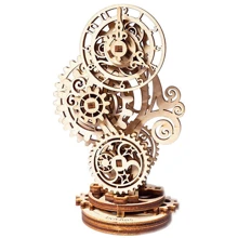 Механічний 3D пазл UGEARS "Стимпанк-годинник" (70093): Вид наука і техніка