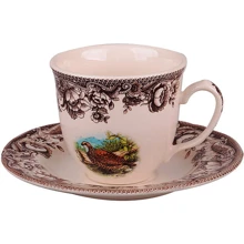 Чашка з блюдцем Claytan Ceramics для чаю Полювання 2 ін. (910-039): Тип Чашка с блюдцем