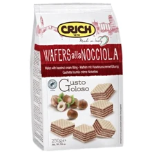 Вафли Crich с фундуком 250 г (8008620052616): Вес нетто 250