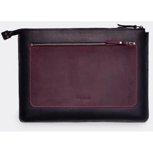 INCARNE Handmade Mocco Black/Burgundy Apple for MacBook Pro 16": Цвет черный (Black)