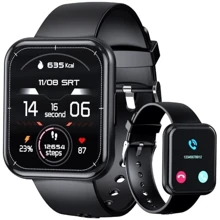 Смарт-часы Choetech WT001 Black: Дисплей 1.91" IPS (320x385)