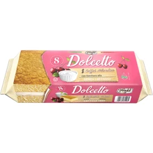 Пирожное бисквитное Freddi Dolcetto вишня 8x25 г (8005380855082): Вес нетто 200 г