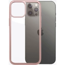Чехол для iPhone PanzerGlass Clear Case Rose Gold for iPhone 12 Pro Max (0275): Цвет розовый