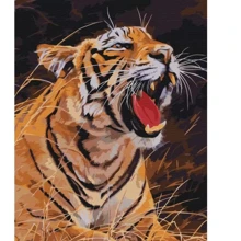 Картина за номерами Brushme Ричання тигра 40x50 см (BS52414): Виробник Brushme