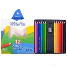 Карандаши Marco 1450-12СВ 12 цв Colorit JUMBO + точилка: Тип Цветные