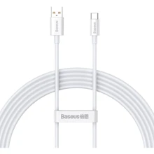 Кабель Baseus USB Cable to USB-C Superior Series Fast Charging Data 100W 2m White (P10320102214-03): Тип USB Cable - USB-C