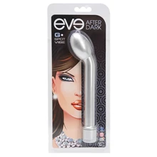 Вібратор для точки G Eve After Dark G-Spot Vibe, 17,7х3,5 см, сріблястий: Для кого Для жінок