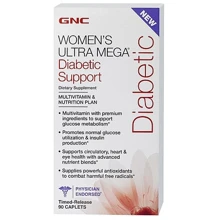 GNC Women's Ultra Mega Diabetic Support 90 caps: Пол Женский