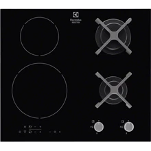 Варочная поверхность газовая Electrolux EGD6576NOK: Расположение панели спереди