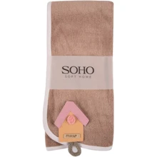 Рушник SOHO Capuchino мікрофібра 35х75 см (6970423): Тип махровое полотенце