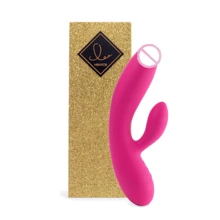 Гибкий вибратор кролик с двумя моторами FeelzToys Lea Rabbit Vibrator Rubine Red: Для кого Для женщин