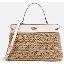 Жіноча сумка тоут GUESS LIGURIA SATCHEL бежева (HWWB8696060-STO): Стать Женский