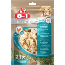 Ласощі 8in1 Delights Pro Dental для чищення зубів з м'ясом XS 21 шт (4048422117261): undefined undefined